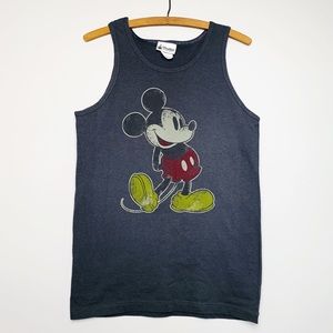 Disney Mickey Mouse Gray Tank Top